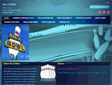 Tablet Screenshot of galabowl.com